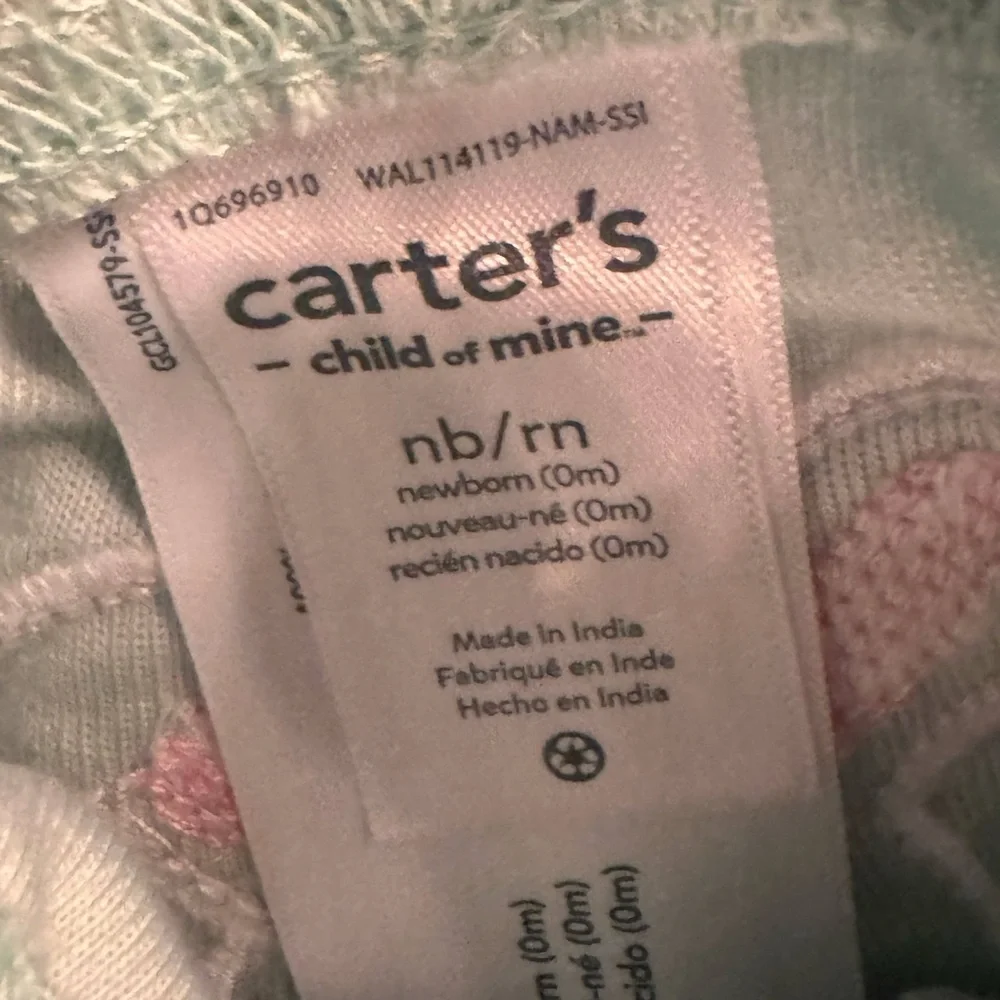 Carter's Child of Mine Newborn Outfit Easter bunny NEWBORN